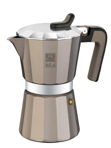 Analyse et avis sur la cafetière BRA Titanium 1 BRA Titanium - Cafetière, 6 tasses, aluminium