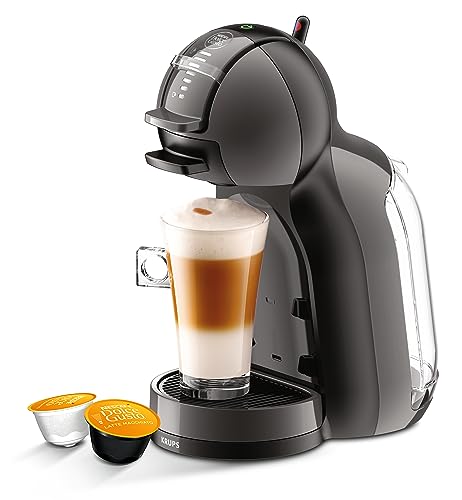Analyse et avis sur la machine à café Krups Nescafé Dolce Gusto Mini Me KP123810 1 Krups Nescafé Dolce Gusto Machine à café capsules, 15 bars, Multi-boissons, Cafetière compacte, Arrêt automatique, Taille de boisson réglable, Mini Me KP123810, Noir/Anthracite